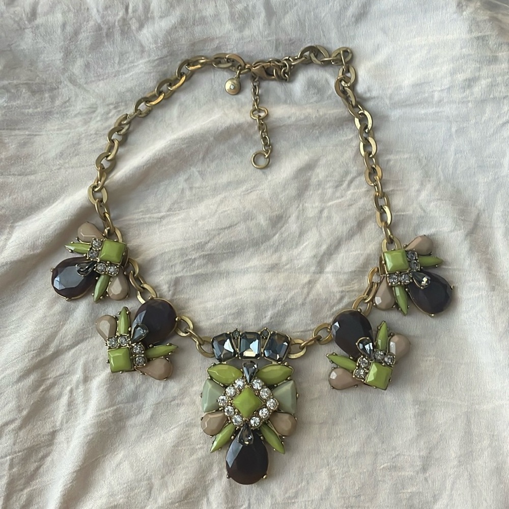 Jcrew gemstone necklace